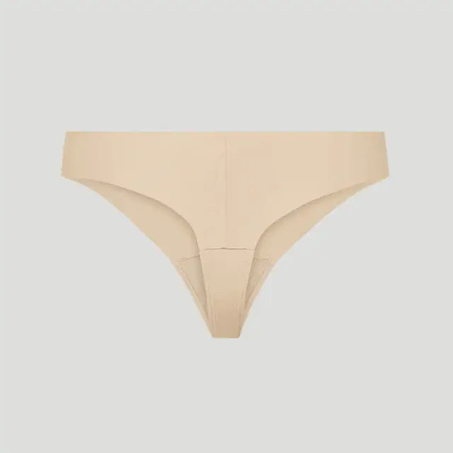 Tanga invisible con punta de camello de tiro alto